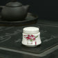 White Ceramic Jar Small Tea Caddy Storage Tank Moisture-proof Sealed Jar Tea Tins Tea Container Storage Box Candy Jars Tea Can
