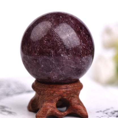 1 st naturlig dröm Amethyst Ball Polished Globe Massage Ball Reiki Healing Stone Home Decoration utsökta gåvor Souvenirer gåva