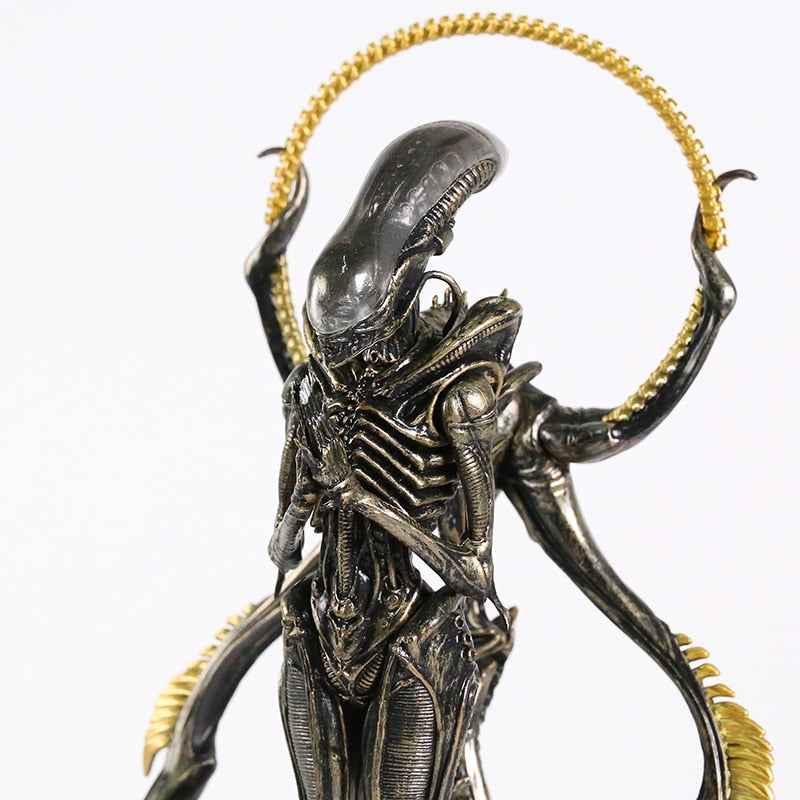 Alien Xenomorph Buddhisme Koleksi Figurine Rajah Model Mode Hadiah