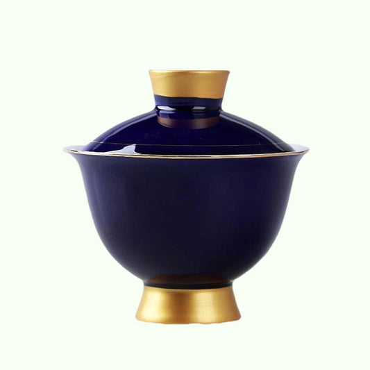 Kinesiska traditioner Gaiwan Ceramics Tea Set Kungfu Tea Cups Porcelain Tea Bowl Tureen For Travel Kettle Drinkware Tools 180 ML