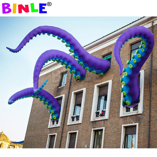 Elegantes tentáculos de pulpo inflables súper gigantes con precio de pulpo inflable de precio asequible para la decoración de Halloween
