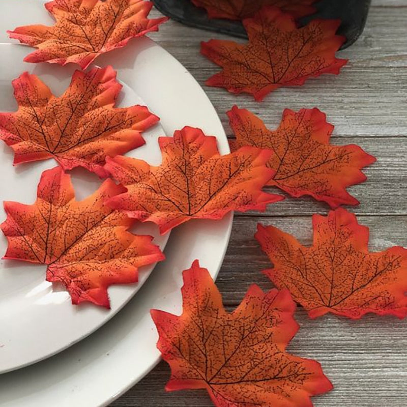 Umělé javorové listy mini dýňové borovice kužely žaludy díkůvzdání Halloween dekorace fotografií rekvizity diy řemesla