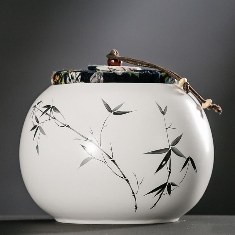 Китайский керамический чай Caddy большой емкость герметичный бак для хранения портативные чайные коробки чайные контейнеры кофе канистр конфеты