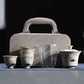 Portable Kung Fu Teaset Teacup Teapot Infuser Gaiwan Creative Tea Making Teaware Sets Home Office Chinese Tea Ceremony Gift