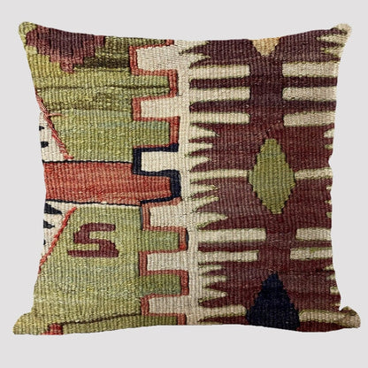 Bohem desenleri keten yastıklar kasa çok renkli soyut etnik geometri baskı dekoratif yastıklar kasa oturma odası kanepe yastık