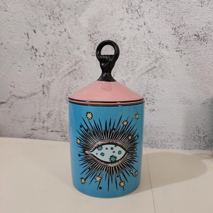 Big Eye Jar Starry Sky Incenso Candela con aromaterapia a mano Candela Jar Candleabra Decorazione per la casa fatta a mano