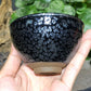 Jianzhan Tenmoku glaçure tasse à thé poterie Chawan bleu Rare motif d'oeil de ciel fait à la main en porcelaine chinoise meilleur pour la cérémonie du thé