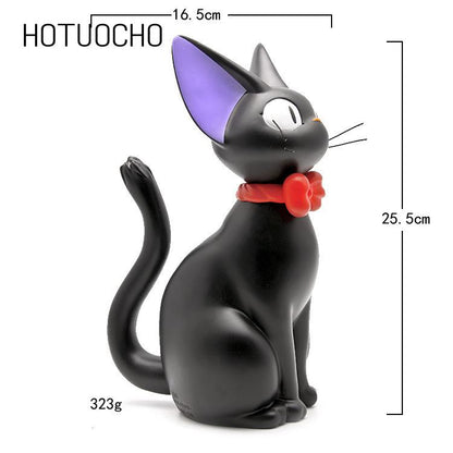 Hotuocho svart katt sparande box djurfigurer pengar box djur mynt bank hem dekor modern stil spargris figurer barn gåva