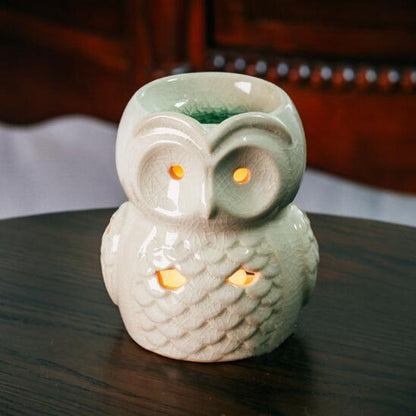 Ceramiczna aromaterapia palnik sowa aromat lampa oleju prezenty i rzemiosło dekoracje domu