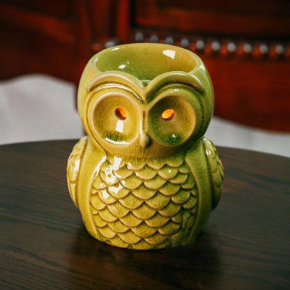 Aromaterapi seramik Burner Owl Aroma Hadiah Lampu Minyak dan Kraf Hiasan Rumah Penting Minyak Pembakar Lilin