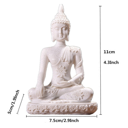 28 Стиль миниатюрная статуя Будда Природа Песчаник Фэншуй Таиланд скульптура Будда индуистская статуэтка домашний декоративный орнамент 15