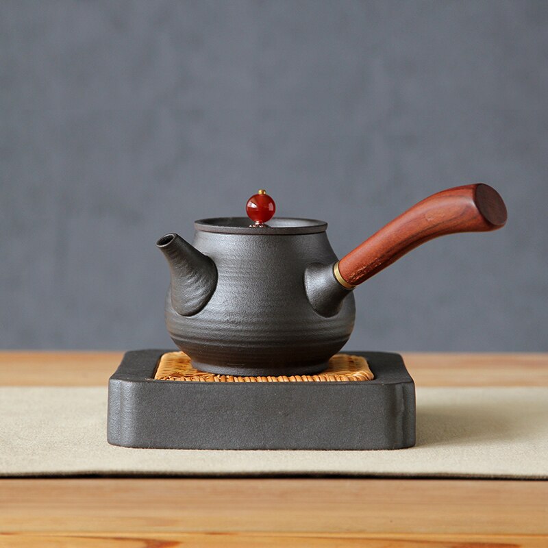 Jepang Handmade Keramik Tekuk Teapot Teh Cangkir Porselen Teh Jepang Set Minuman
