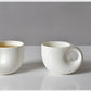 Ensemble théière et tasse en porcelaine blanche unie, forme de goutte d'eau, ensemble de cinq pièces, service à thé anglais, théière pour le thé, service à café en céramique 