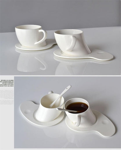 150ml, 평범한 흰색 품질 뼈 차이나 찻잔 및 접시 세트, 흰 도자기 컵, 깨우기 커피 머그잔, 승화를위한 머그잔