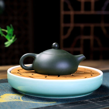 200 ml autentico yixing tea vaso fatte a mano a mano di teiera di argilla viola bellezza di bellezza del bollitore per la cerimonia del tè cinese regali