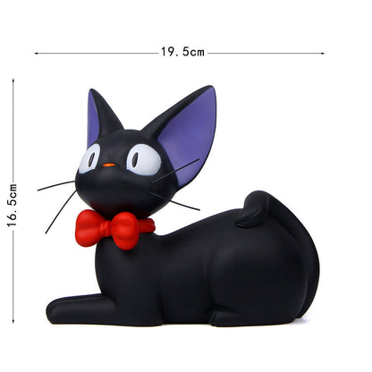 hotuocho 검은 고양이 절약 상자 동물 인형 돈 상자 동물 동전 뱅크 홈 장식 현대 스타일 돼지 뱅크 인형 아이 선물