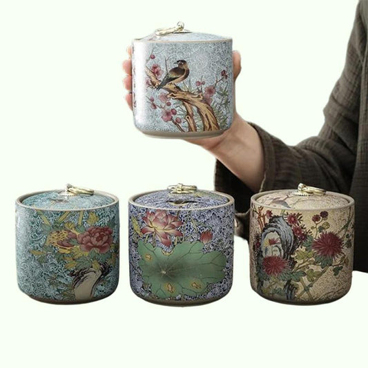 Keramik-Urnen, handgefertigte Keramik-Urnen im chinesischen Stil für die Asche von Menschen oder Haustieren, Katzen, Hunden, Tieren, Reptilien 