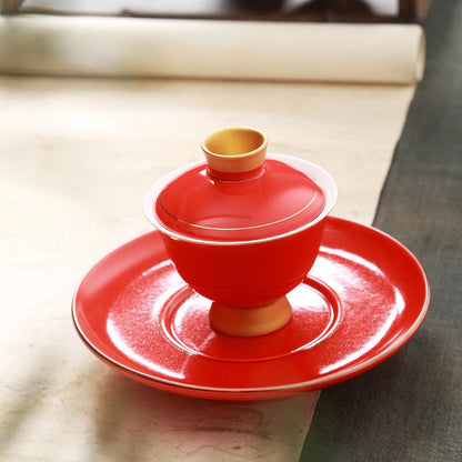Китайские традиции Gaiwan Ceramics Tea Set Cungfu Tea Cups Фарфоровая чая чаша Tureen для туристических инструментов для напитков 180 мл