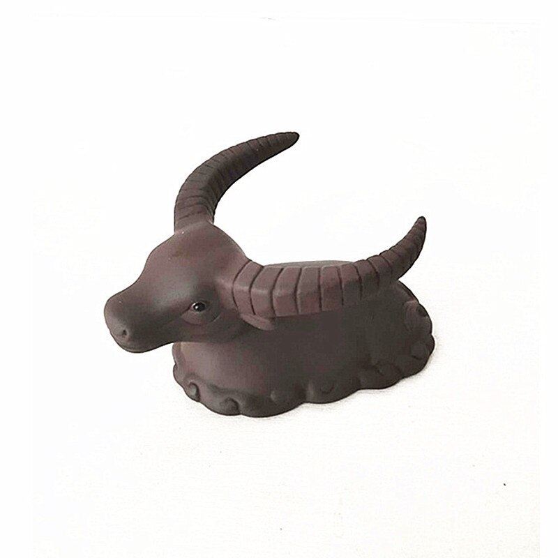 1 -stuk paarse klei mascotte thee huisdier accessoires handwerk vee huisdecoratie zakelijke geschenk inrichting
