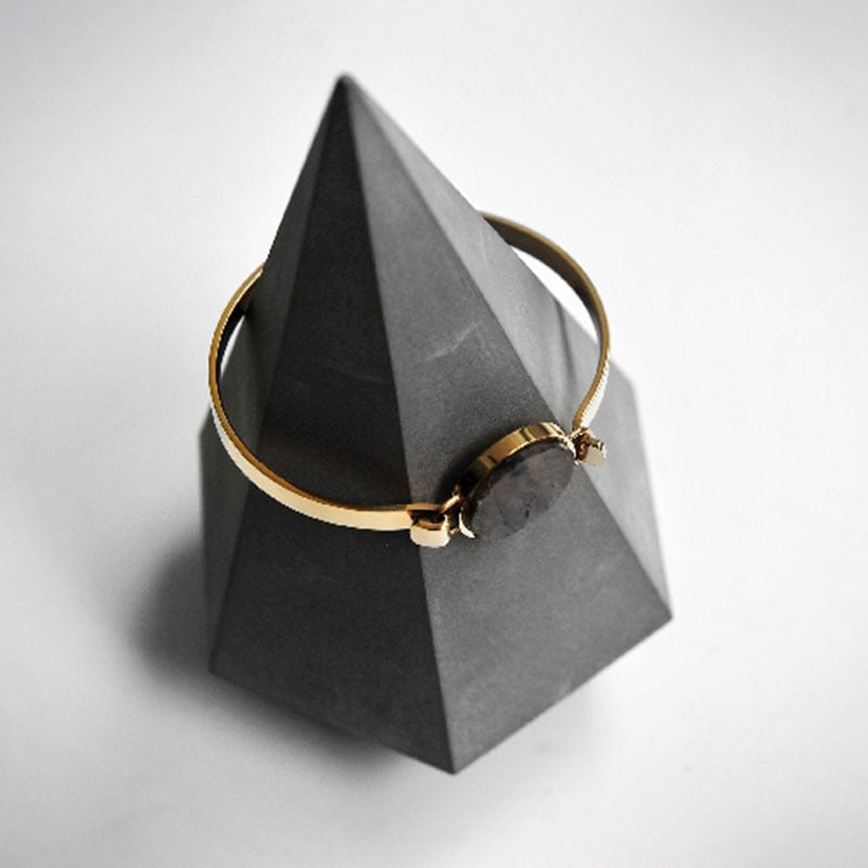 Pemegang cincin beton semen ornamen retro sederhana retro perhiasan toko perhiasan cetakan silikon