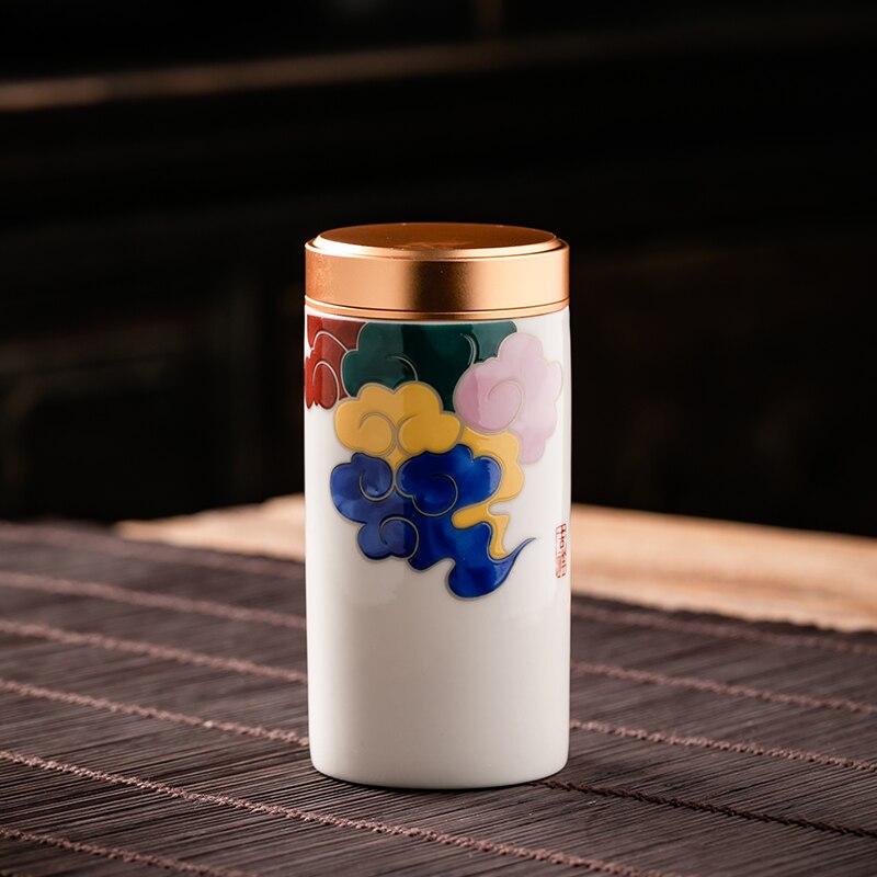 Металлическая керамика с двойным слоем чай-кэдди-защищенные влагополушенные запечатанный бак