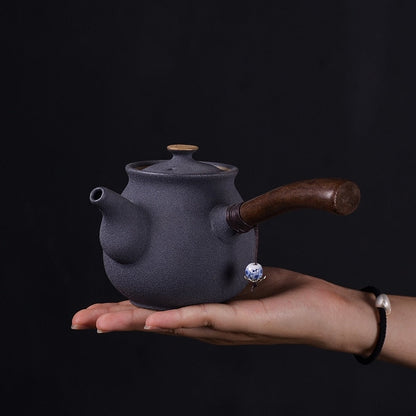 Японская керамика Kyusu Teapot Vintage Handge Hande Tea Po Drinkware 200 мл