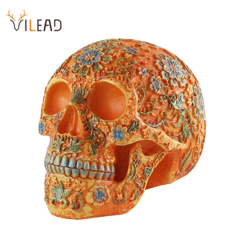 9 Styles of Personalized Skulls Home Decoration Art Painting Supplies Halloween Props Skull Ornaments Fashion Bar Decor