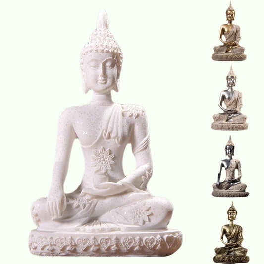 28 סגנון מיניאטורי בודהה פסל טבע אבן חול פנגשוי תאילנד בודהה פסל הינדי פסלון בית קישוט דקורטיבי 15