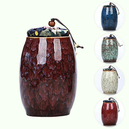1 pc crematie urn met deksel huisdier kattenhond herdenkingsmeer as container jar benodigdheden 6*6*13cm