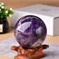 Boule d'améthyste de rêve naturelle, boule de massage polie, pierre de guérison Reiki, décoration de la maison, cadeaux exquis, Souvenirs, 1 pièce 