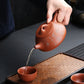 Yixing minerai brut violet sable Shipiao Pot motif traditionnel violet argile théière à la main bouilloire théière Kung Fu Teaware 185ml