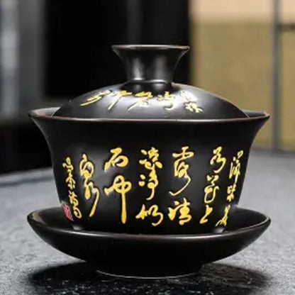 Ceramico gaiwan jingdezhen kungfu cinese kungfu tea