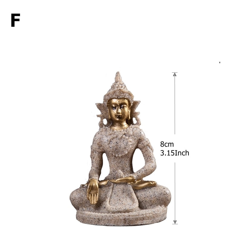 28 סגנון מיניאטורי בודהה פסל טבע אבן חול פנגשוי תאילנד בודהה פסל הינדי פסלון בית קישוט דקורטיבי 15