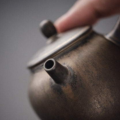 Japanilainen keraaminen Kyusu Teappts Tea Kettle kiinalainen teepotin juomaohjelma 160 ml