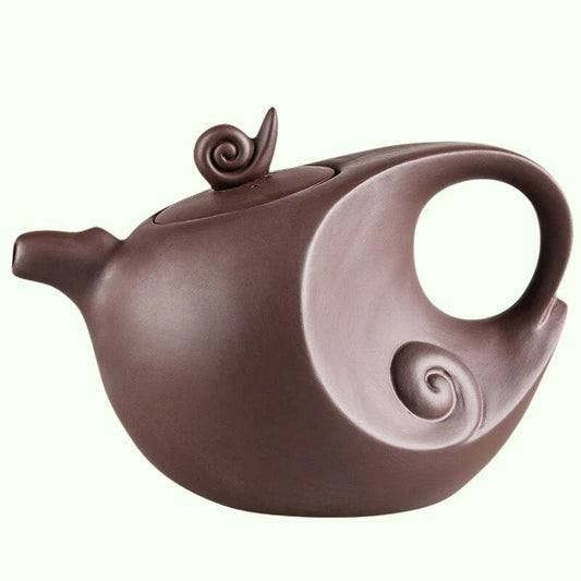 إبريق شاي رملي أرجواني منزلي صناعة يدوية بسعة كبيرة أدوات شاي صينية Yixing Zisha Zhu Clay Ball Filter إبريق شاي فقاعي وعاء قمري