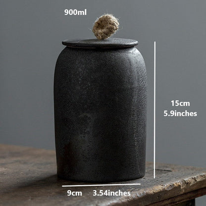 Luftdichter Kaffeebehälter aus Keramik