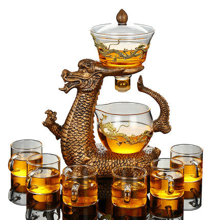 Oriental Dragon Teapot Set | Magnetisk te -tillverkare
