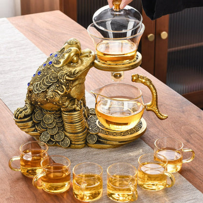קומקום צפרדע (קרפדה) יצרנית תה חצי אוטומטית
