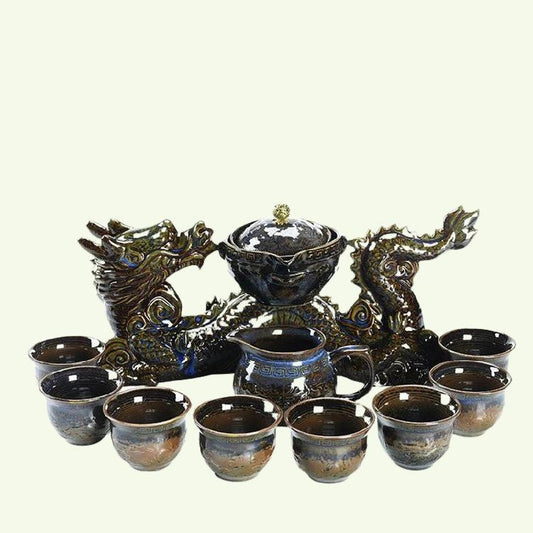 Oriental Dragon Teapot | Set Teh Vintage Cina
