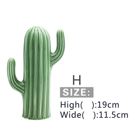 Itäinen sisustus 2023 Huoneen sisustus Vihreä kaktus kodin esteettinen sisustus Kaktus kodinsisustuskoristeet esittelee keraamisen kaktus