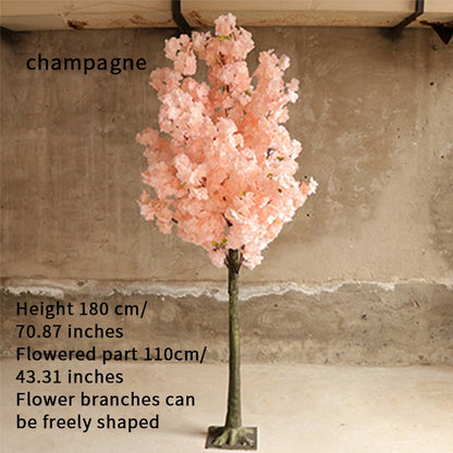 Artificial Cherry Blossom Tree Wedding Decoration Simulation Flower Mall Hotel Party Decoration Home Wishing Tree Decoration