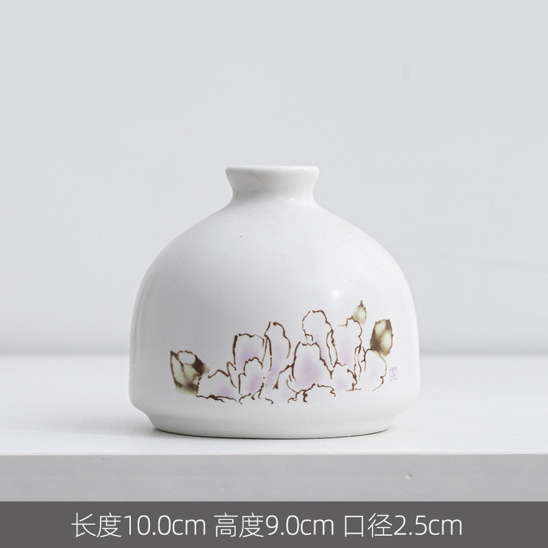 Botol Kreasi Keramik Kreatif Rumah Mini Mini Vas Dekorasi Bunga Hidroponik