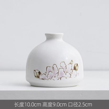 Keramická vůně láhev kreativní domácí mini keramická váza dekorace hydroponických květin