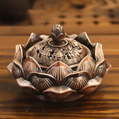 1 st känslig brons Ruyi Plate Copper rökelse brännare Stick Holder Zen Garden Temples Studios Home Decor Comfort rökelsebrännare