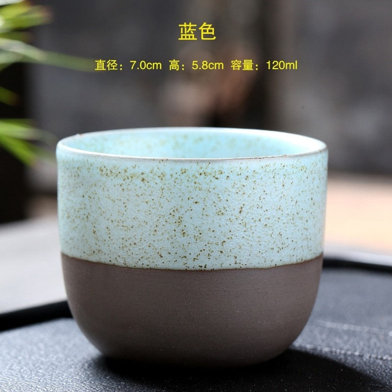 Livraison directe 1 pièces tasse en céramique four à café changement tasses en céramique tasses de poterie tasse à thé en porcelaine tasse à thé d'eau potable 