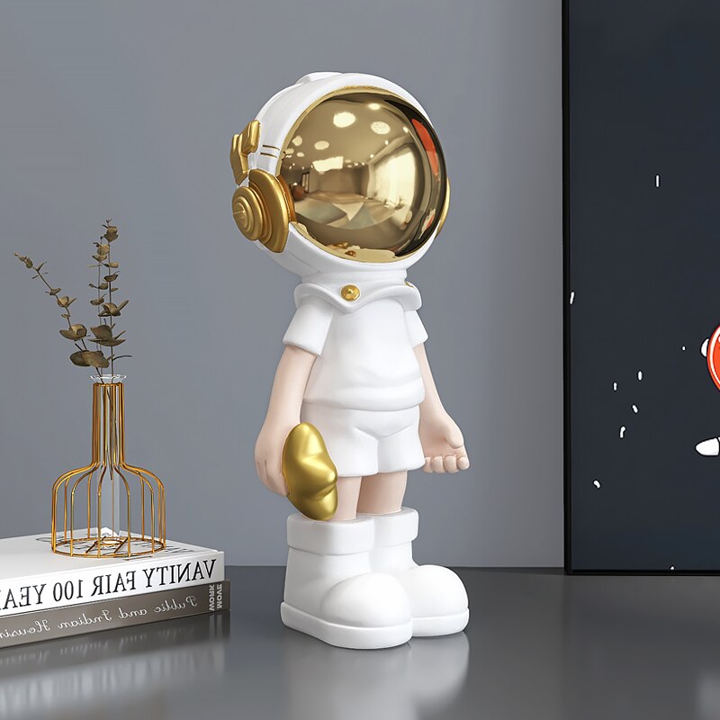 Большие украшения астронавта для статуэток домашнего пола для интерьера эстетической каваи комнаты декор Космос Космос Домашняя гостиная
