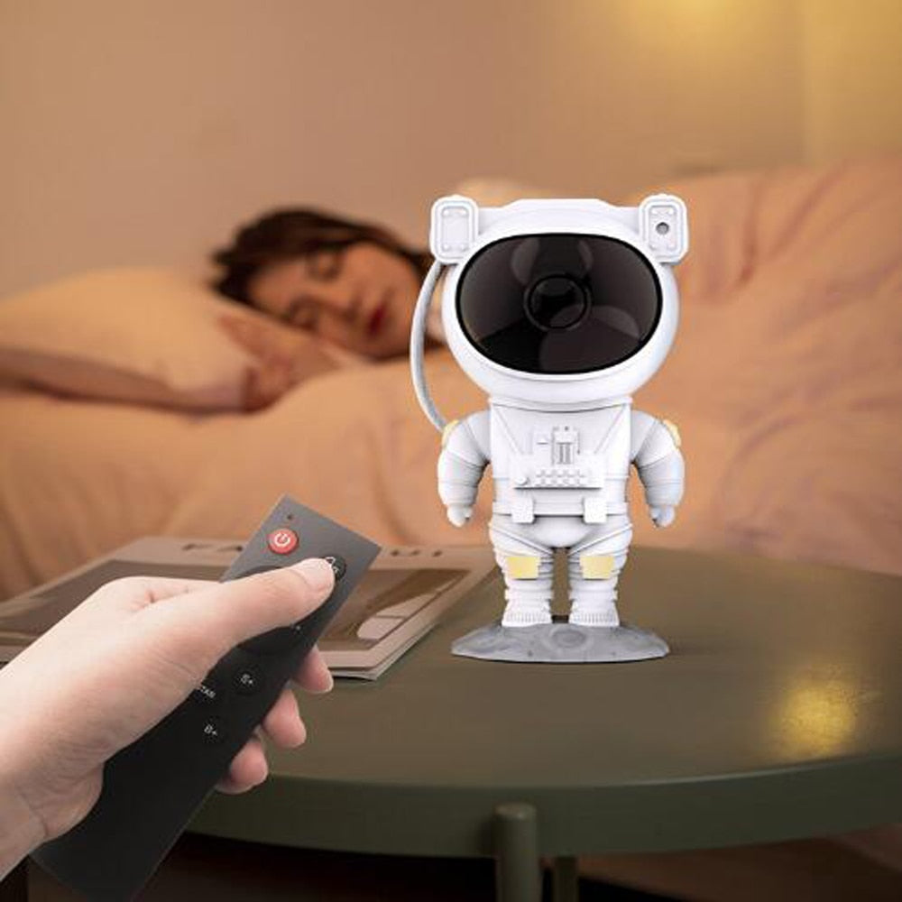갤럭시 프로젝터 램프 별이 빛나는 하늘 나이트 라이트 홈 침실 방 장식 우주 비행사 장식 내기 어린이 선물