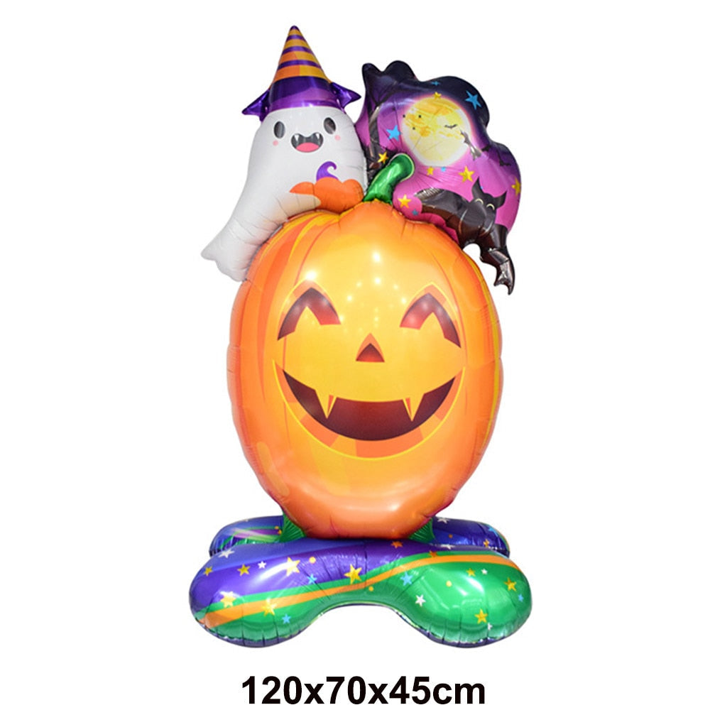 Halloween oppustelig spøgelsestræ balloner græskar mumie miko til udendørs indendørs gård Halloween festbørn oppustelig legetøjsindretning