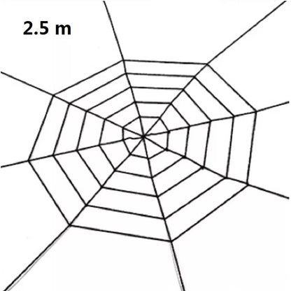 90/150/200 см. Черный страшный гигантский паук Огромный паук Веб -Хэллоуин