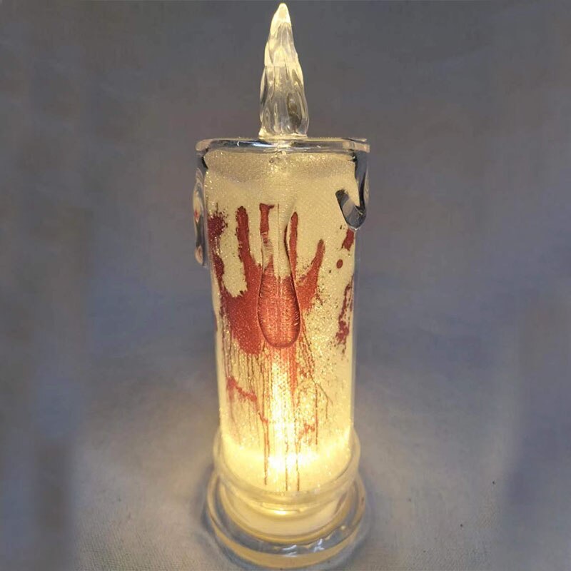 Lampe à bougie LED en forme de larmes pour Halloween, fête de Festival fantôme, citrouille, chauve-souris, sorcière, décor joyeux Halloween, pour maison fantôme, 20223 